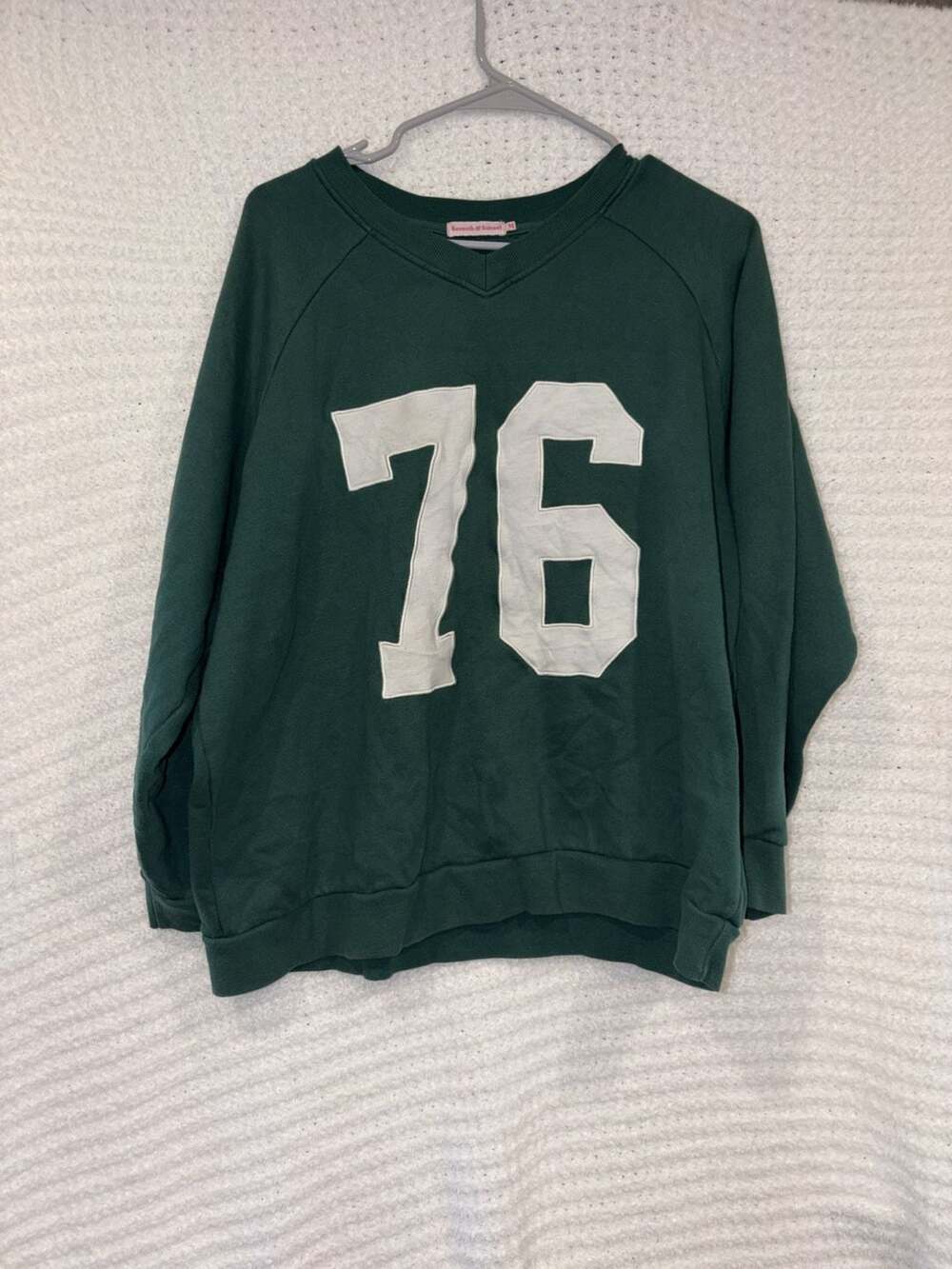 Seventh & Sunset Number 76 Sweatshirt Size M Green